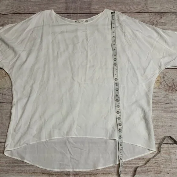 Jam’s World Vintage White Blouse with Open Shoulders Size Large - Picture 9 of 9